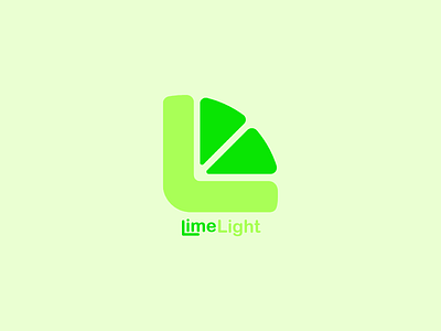 Lime Light Logo with palette design graphic design logo logo design