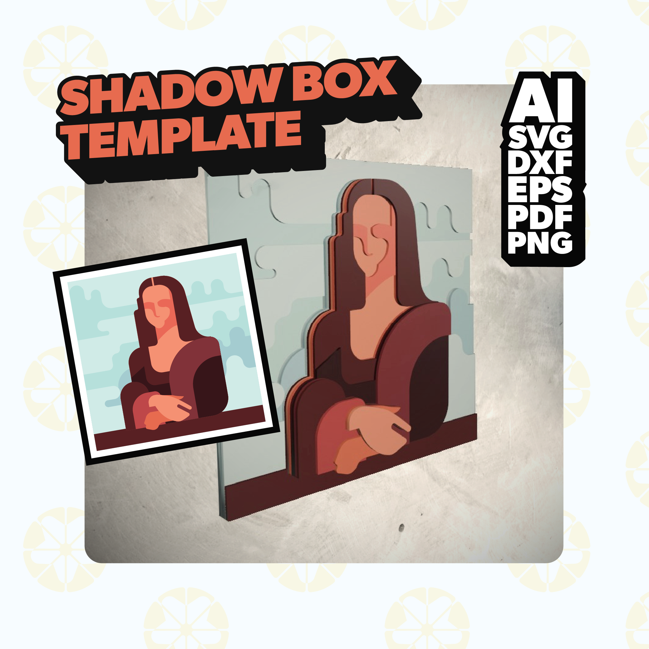 Lemon Star Cut E Store - Etsy animation etsy graphic design mona lisa motion graphics shadow box store template