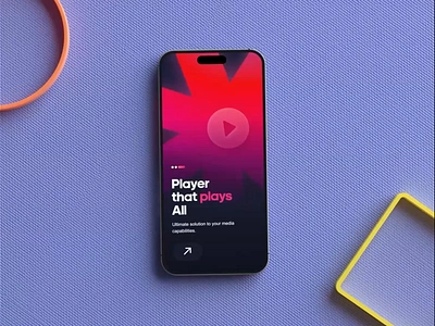 nPlayer - Video Player Mobile App 3d aftereffect android animation app clean animation design illustration ios minimal design mobile app design playback player list product design prototype replay ui design video player