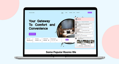 Room Booking Website Design design desktop figma graphic design hotel illusterator photoshop room boking ui ux web design web interface website