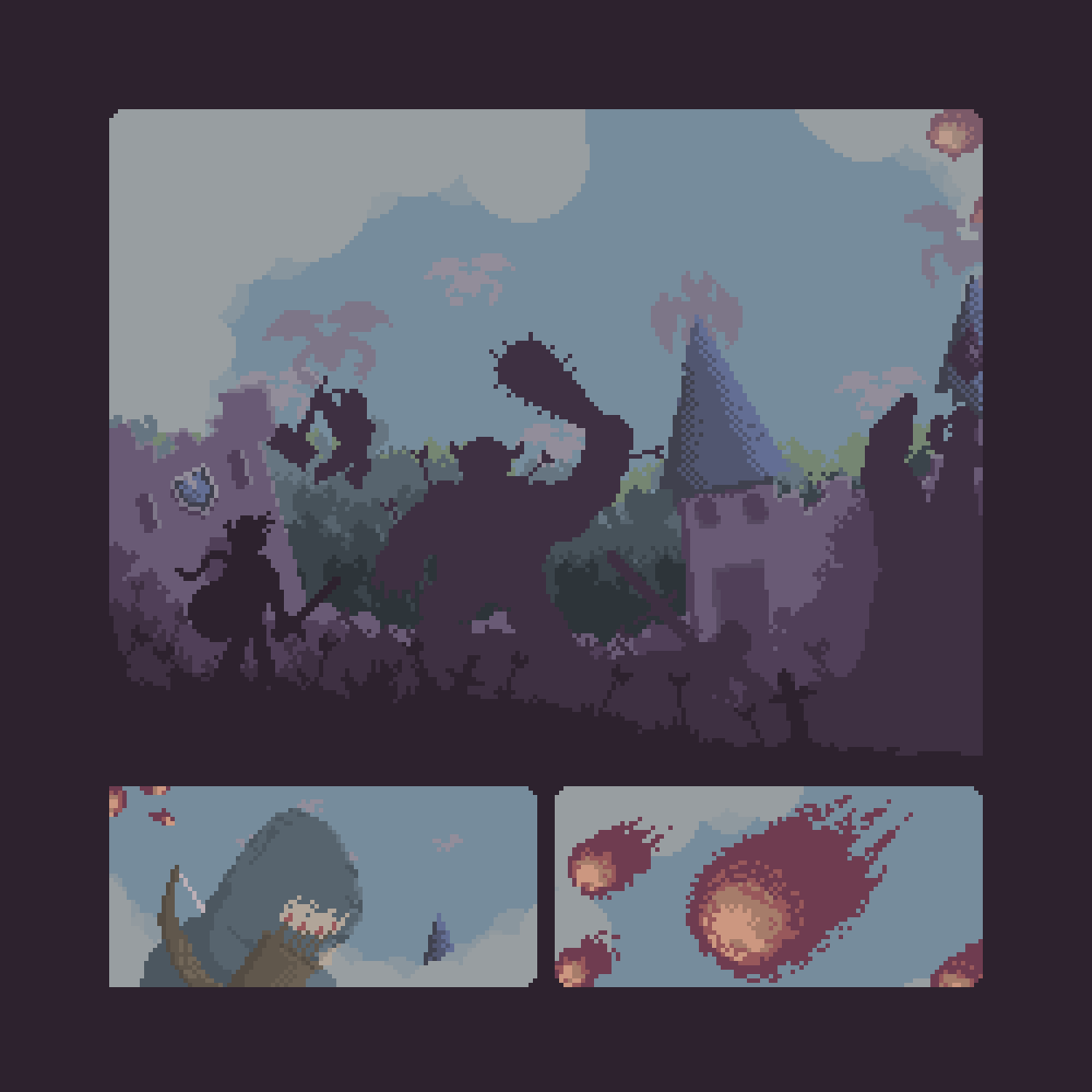 Kingdom Rush 16 bit 8 bit bit branding design fan art game games graphic design illustration iron hide kingdom rush logo pixel ui