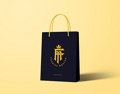 Minimalist Shopping Bag Design bag design bag template brand identity graphic design label design minimalist bag package design packaging design shop brand shopping bag