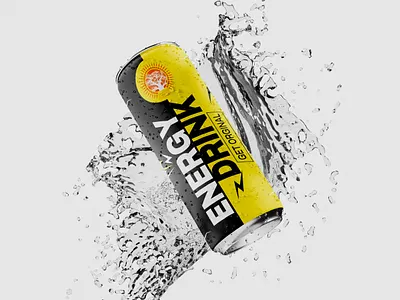 Energy Drink Can Label Design branding design can design can drink can label energy drink graphic design label design packaging design soda design still can