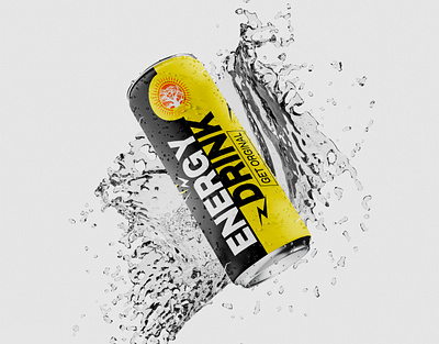 Energy Drink Can Label Design branding design can design can drink can label energy drink graphic design label design packaging design soda design still can