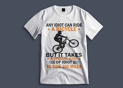Bicycle vector t-shirt design. bicycle modern t shirt t shirt design typography t shirt design vector white t shirt