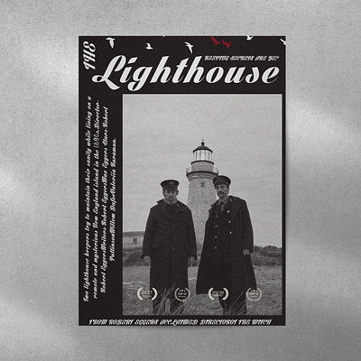 The Lighthouse-movie poster designe graphic design manipulation movie poster photoshop poster