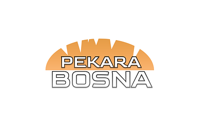 Logo for a bakery "BOSNA" branding graphic design logo