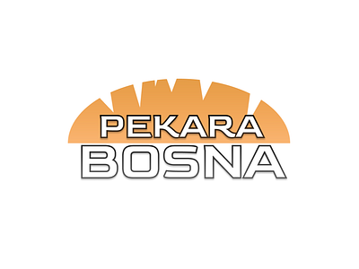 Logo for a bakery "BOSNA" branding graphic design logo