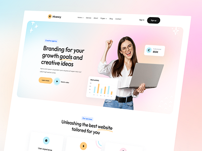 Hivency - Creative Digital Agency WordPress Theme agency agency landing page agency website crearive agency website creative creative agency digital digital agency digital agency website ui ui design ux web web design website website design