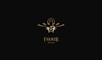 Farmer Logo agriculture agriculture logo brand face brand mark cartoon logo character logo crop logo farm farm logo farmer logo mascot logo