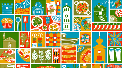 Food Festival illustration branding design illustration vector