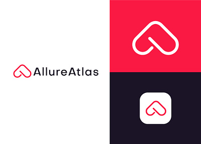 allure logo design blockchain brandbook branding coding color design illustration logo ui
