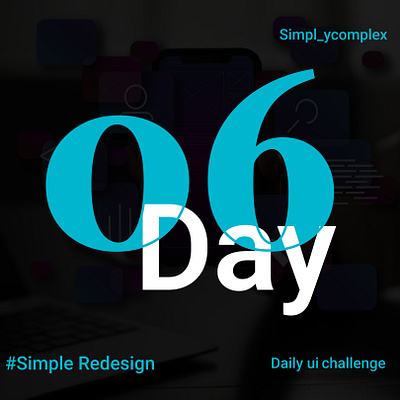 Challenge day 6 7 days challenge app challenge dark theme design ui user experience app visual design