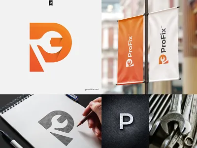 Repair Logo Design, P Letter Logo, Automobile, Mechanic Logo automobile automotive logo brand identity branding business logo creative logo graphic designer logo logo design logo designer logomaker logos mechanic logo modern logo p letter logo repair shop logo tools logo