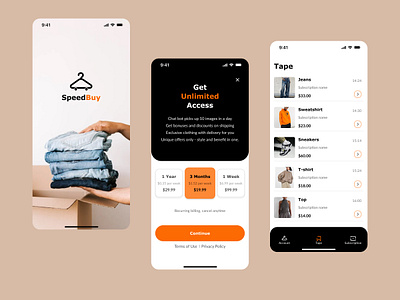 Online Shop App animation app clothing clothing subscription delivery design dribbble dribbblers logo logo design mobile app mobile design shop shopping t shirt ui uidesign