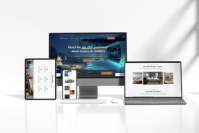 Luxury Hotel Booking Landing Page