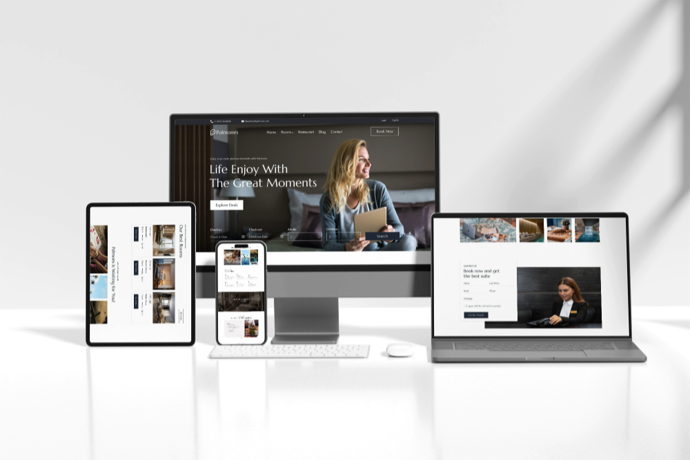 Hotel Booking Landing Page Template