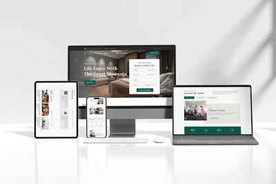 Hotel Booking Landing Page Template