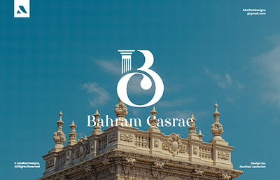 Bahram Casrae (Architecture) Logo Design 3ds max 3dsmax abolfazl designs architect architect logo architectural architectural logo architecture architecture logo autocad branding interior architecture interiordesign logo logo design logo designer logo type logotype style guide typography