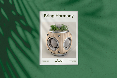 Eco-wave Poster concept design eco graphic design poster
