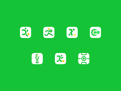 Soccer App Logo Concept logo ui