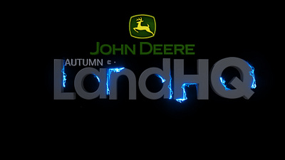 LandHQ John Deere Video Ad 3d 3d logo animation animated video animation graphic design logo motion graphic products motion graphics motion graphics ads product video promo video vfx