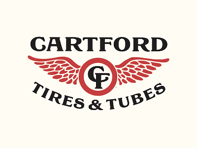 Cartford Tires & Tubes font handlettering lettering logo typeface typography vintage vintage logo