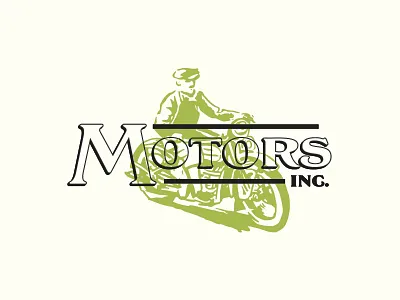 Motors Inc. design fonts illustration lettering logo typeface variable fonts vintage