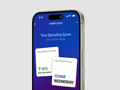Monthly Financial Overview - Mobile Banking app banking banking app cards finance app financial data financial statement financial summary fintech ios mobile banking monthly summary personal finance statement ui ux