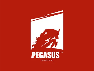 PEGASUS GAME STUDIO animation branding design game gaming graphic design illustration logo logotype monogramlogo pictoriallogo simbol typography ui ux vector
