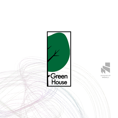 Green House branding flat design graphic design logo logo design minimal minimal design