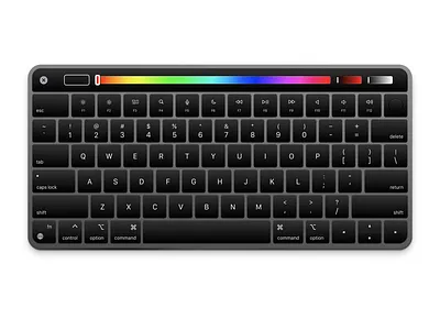 everyday #4 - Magic Keyboard, but with touchbar apple concept design keyboard magic keyboard product product design touchbar uxdesign