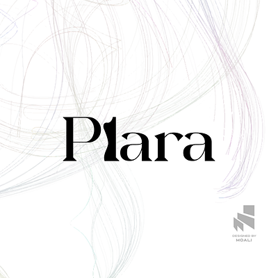 PLARA black branding graphic design logo logo design minimal minimal design monochrome