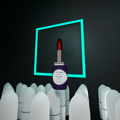 Animation for LipstickLab Studio 3d animation motion graphics
