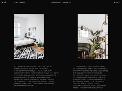and home interior design interior studio minimal project page website