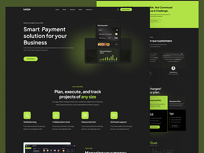 Onepay Smart Payment Dashboard Website business company corporate credit card finance marketing payment uiux web design website