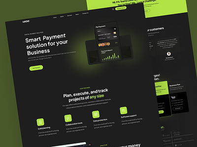 Onepay Smart Payment Dashboard Website bank business credit card dashboard money payment saas uiux web design website