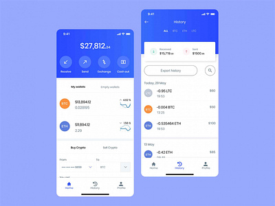 Introducing the Crypto Exchange App Template app app cyrpto dashboard app dashboard crypto design illustration logo ui ux
