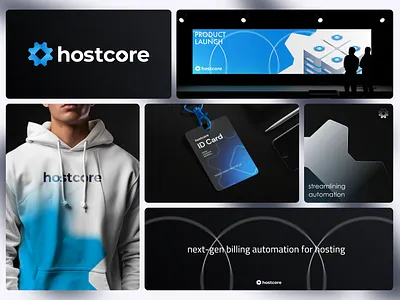 SaaS Branding bento bento grid branding hosting hosting provider logo logo bento mockup saas