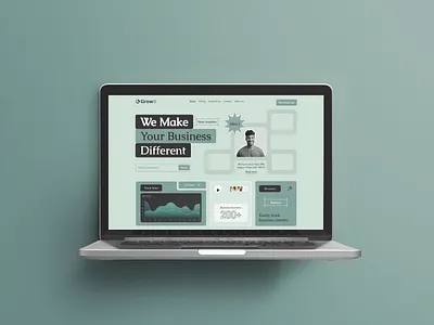 Business Analysis Landing Page analytics analytics app business analysis business management business website chart clean creative ui finance homepage interface landing page saas saas web statistic ui uiux. web app web design