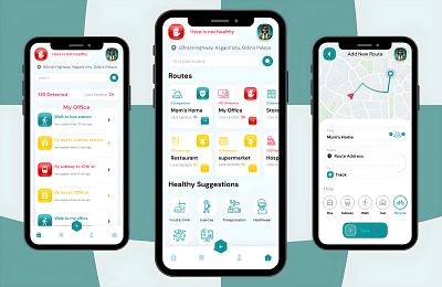 Find best way app ui طراح رابط کاربری یوآی
