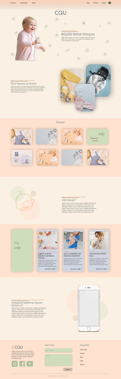 cqubaby baby blog cqu e commerce ux website