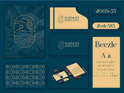 HARMONY HEIGHTS HOTEL minimalist logo design branding creative logo design fiverr graphic design hotel illustration logo logo design logo maker minimalist modern