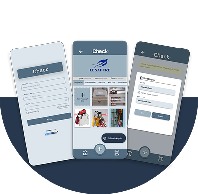 Check Mobile App management mobile process safety ui ux