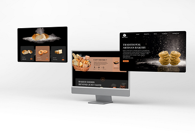 Koko's Bakery Website graphic design ui web design