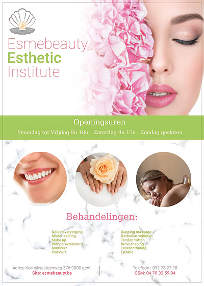 Health And Beauty Poster design logo design poster سالن زیبایی پوستر