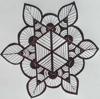 Leaves art design graphic design leaves mandala mandala art pattern scales