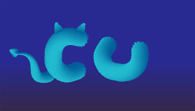 3D Fur Effect 3d adobe illustrator graphic design realistic