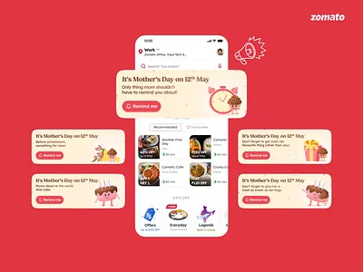 Mother's Day 🥳 graphic design illustration motion graphics ui