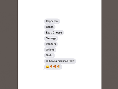 Pizza' All That! | Typographical Poster food funny graphics iphone messages pizza poster simple text typography